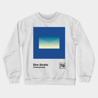 Communique / Minimalist Graphic Design Artwork Crewneck Sweatshirt